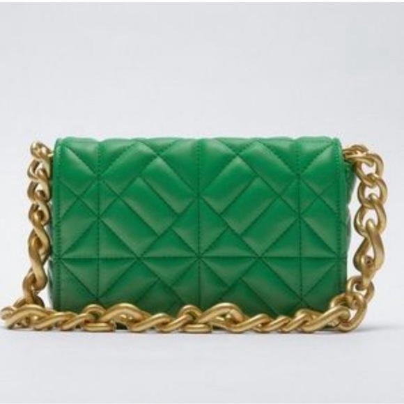 Green Quilt Zara bag - Picture 1 of 12